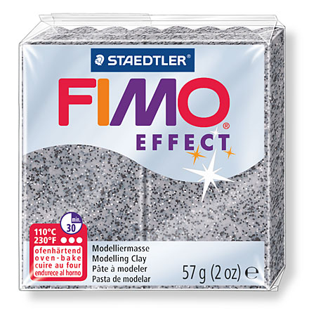 Staedtler Fimo Effect - polymer clay - block 56g - granite