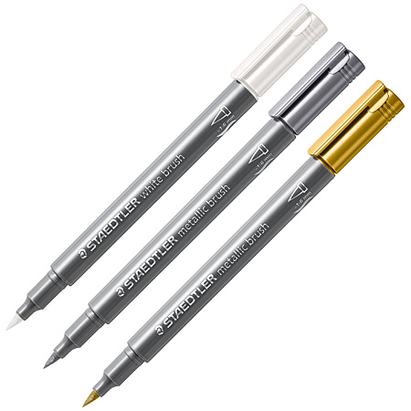 Staedtler Metallic Brush - pen with pigmented ink - brush tip
