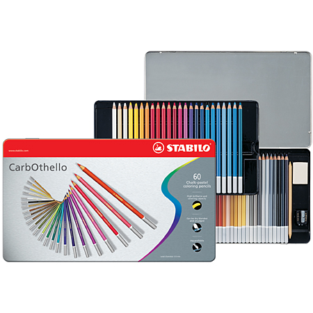 Stabilo CarbOthello - metal case - assorted pastel pencils