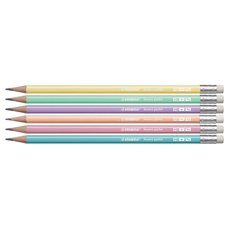 Stabilo Swano Pastel - crayon graphite HB - avec gomme