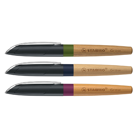 Stabilo Grow - fountain pen - natural wood