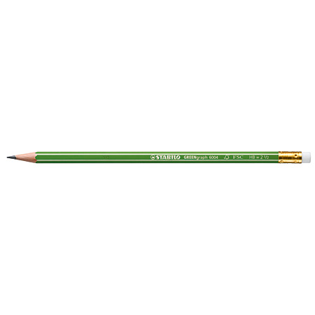 Stabilo GREENgraph - graphite pencil with eraser - HB