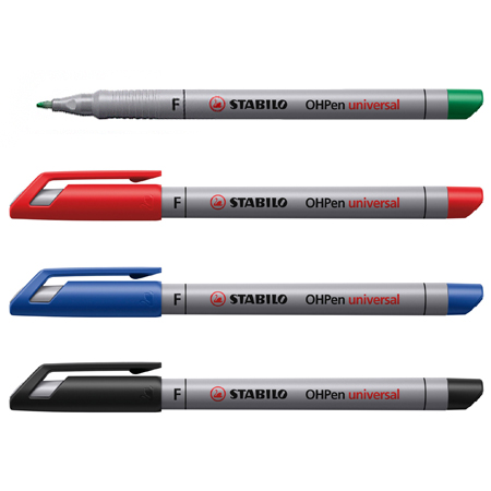 Stabilo OHPen Universal - feutre universel effaçable - pointe fine (0,7mm)