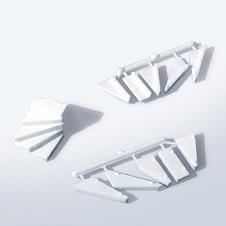 Schulcz Stair Tread & Step set - white