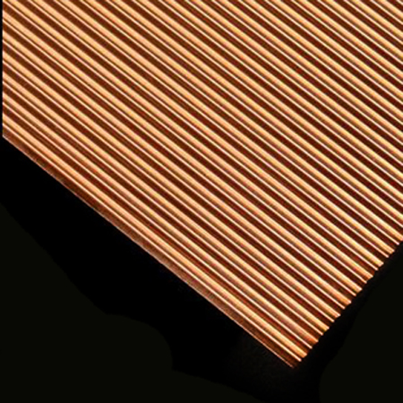 Schulcz Metaal gefold plaat - 200x295x0.1mm - koper