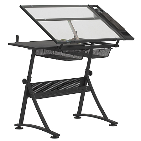 Studio Designs Fusion Craft Center - table à dessin - surface de travail 90x60,5cm - règlage de la hauteur et de l'inclinaison