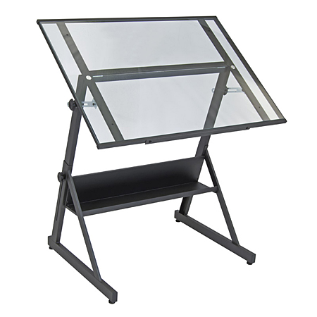 Studio Designs Solano - table à dessin - surface de travail 105,5x71cm - réglage de la hauteur et de l'inclinaison