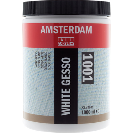 Talens Amsterdam 1001 - white gesso - 1l jar