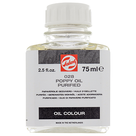 Talens 028 - purified poppy oil - 75ml bottle