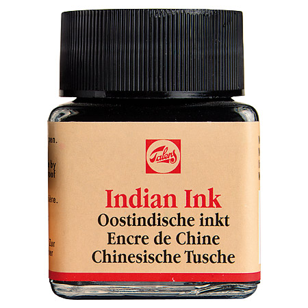 Talens Indian ink - oostindische inkt - flacon