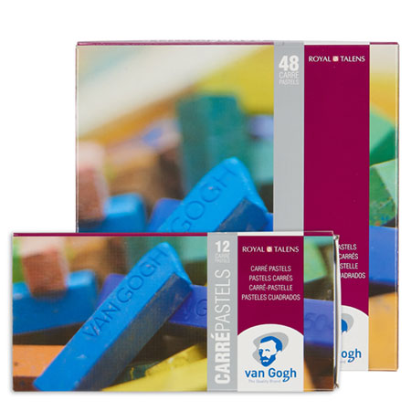 Talens Van Gogh - kartonnen doos - assortiment van pastelkrijten