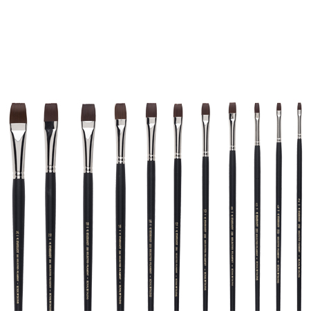 Talens Rembrandt - brush series 290 - synthetic - flat - long handle