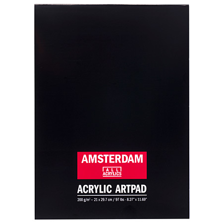 Talens Amsterdam Acrylic Artpad - acrylverfblok - 10 vellen synthetisch papier - 200gr/m² - 21x29.7cm (A4)