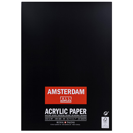 Talens Amsterdam - bloc acrylique - 20 feuilles 350g/m²