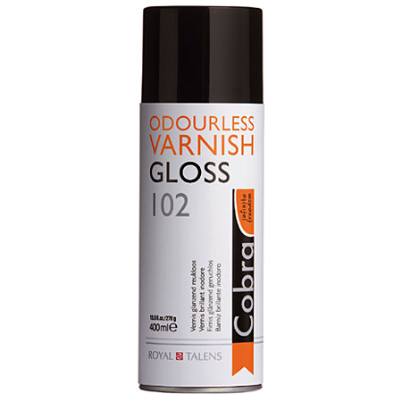 Talens Cobra 102 - glossy varnish - 400ml spray can