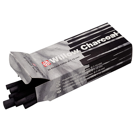 Talens Box of 20 charcoal sticks - 7-12mm