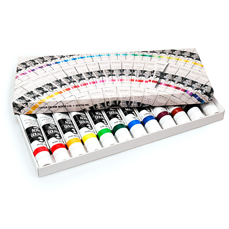 Turner Colour Works Edition Limitée Colours of Life - 12 assorted 20ml tubes of acryl gouache