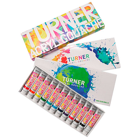 Turner Colour Works Assorted 11ml tubes of acryl gouache