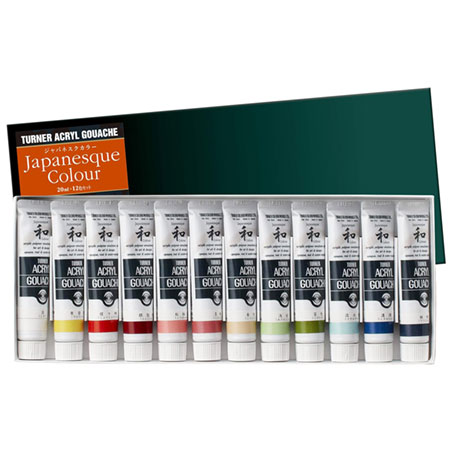 Turner Acryl Gouache Japanesque Set - assorted 20ml tubes of acryl gouache