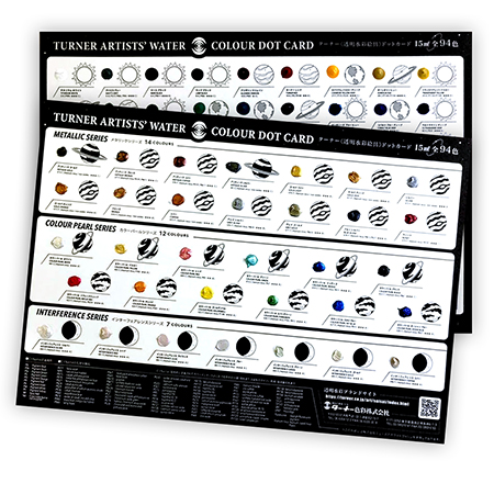 Turner Watercolour Dot Card - extra-fine watercolour samples