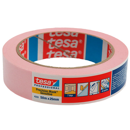 Tesa Precision Mask Sensitive - masking tape - low tack - 25mmx50m