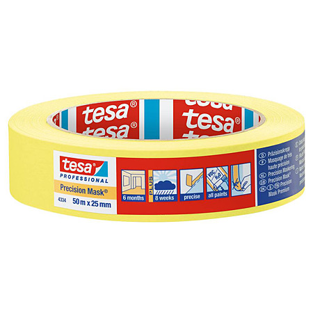 Tesa Precision Mask - maskeer-kleefband - rol 50m