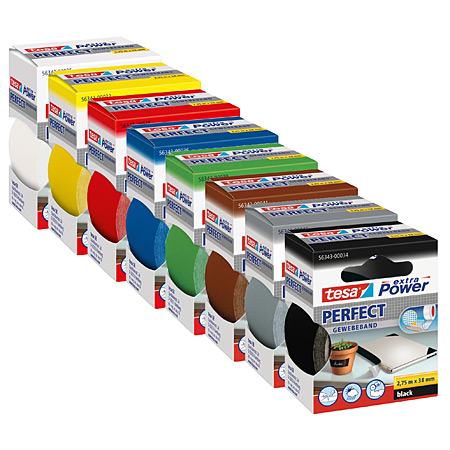 Tesa Extra Power Perfect - coloured cloth tape - roll 38mmx2,75m