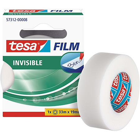 Tesa Film Invisible - ruban adhésif invisible - 1 rouleau (19mmx33m)
