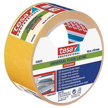 Tesa Professional 64620 Universal Floor Laying - double-sided tape - roll 50mm
