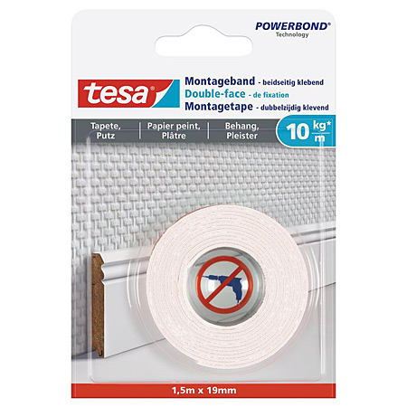 Tesa Double-sided tape - roll 19mmx1.5m