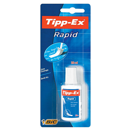 Tipp-Ex Rapid - correction fluid - 20ml bottle - blisterpack