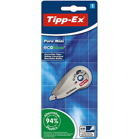 Tipp-Ex Ecolutions Pure Mini Tape - correction tape - 4,2mmx6m - blisterpack