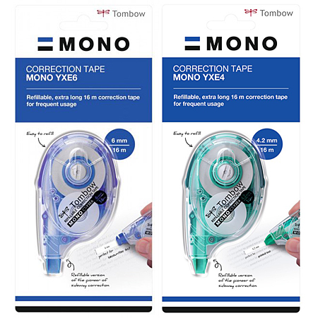 Tombow Mono YXE - refillable correction tape - blister pack - 16m