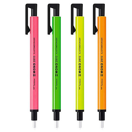 Tombow Mono Zero Neon - refillable eraser pen - round tip