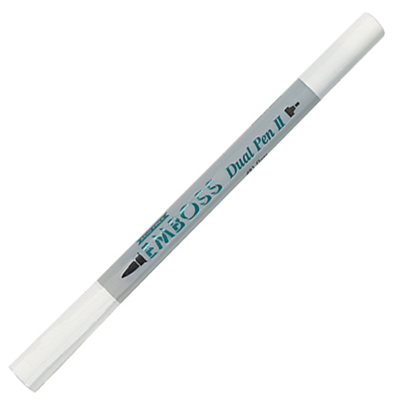 Tsukineko Emboss Dual Pen - brush tip & fine tip