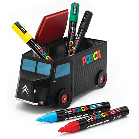 Posca Truck - Boîte métal Collector Edition Limitée - camion à customiser + 5 marqueurs PC-5M