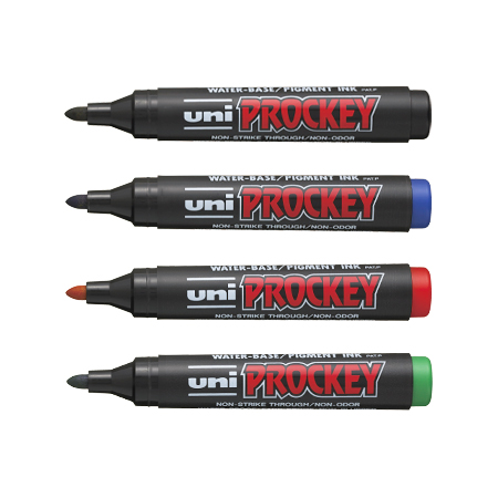 Uni Prockey - permanent marker - bullet tip (1.2-1.8mm)