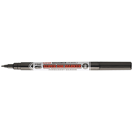Uni Super Ink Marker - permanente marker - conische punt (0,9mm) - zwart