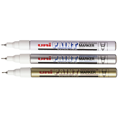 Uni Paint Marker PX203 - marqueur peinture - pointe tubulaire extra-fine (0.5-0.7mm)