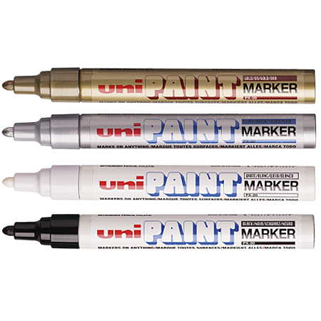 Uni Paint Marker PX20 - marqueur peinture - pointe moyenne (2,2-2,8mm)