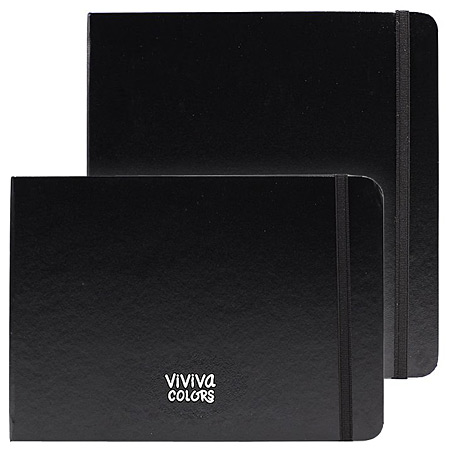 Viviva Colors Watercolour book - faux leather cover - 20 sheets 100% cotton - 300g/m²