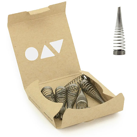 Viarco Design Ova - boîte de 8 capuchons en métal pour crayons