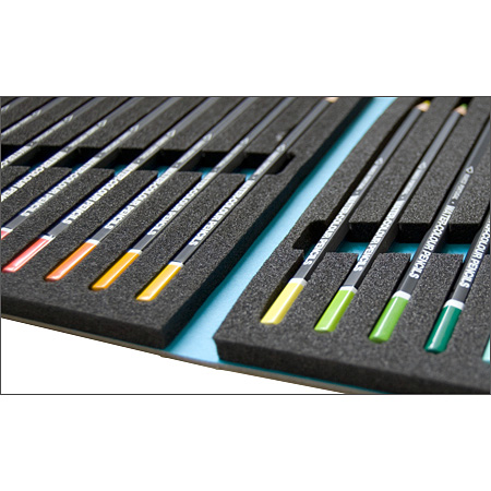 Viarco Silkscreen Series - card case - 24 assorted watersoluble pencils