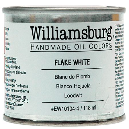 Williamsburg Artists oil colour - jar - flake white