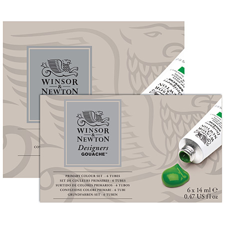Winsor & Newton Designers - assorted 14ml tubes of extra-fine gouache