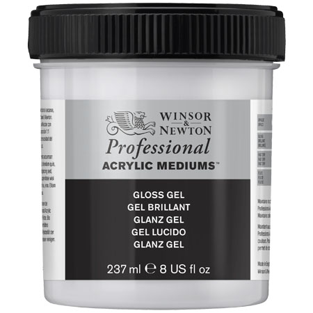 Winsor & Newton Artists' Acrylic - gel de texture brillant - pot 237ml
