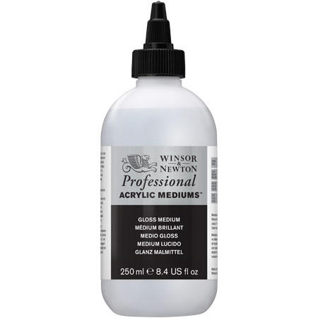 Winsor & Newton Artist's Acrylic - glanzend medium - flacon 250ml