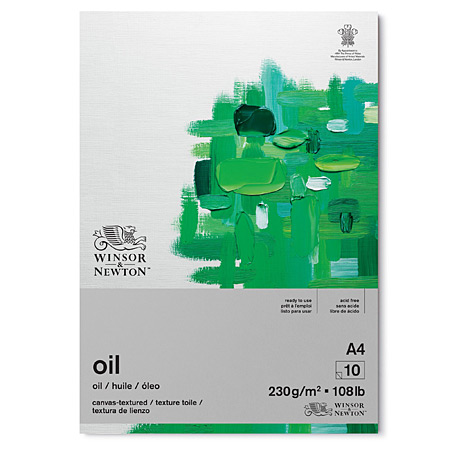 Winsor & Newton Oil - oil colour pad - 10 sheets 230g/m² - canvas texture