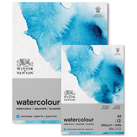Winsor & Newton Watercolour - watercolour pad - sheets 300g/m² - cold pressed
