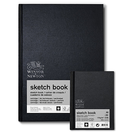 Winsor & Newton Sketch Book - hard cover - 50 sheets 170g/m²